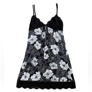 P.J. Salvage Floral Lace Accent Slip Nightie